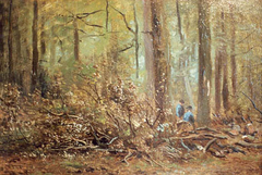 Herfstkap in het bos by Jan Hendrik Doeleman