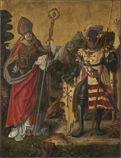 Hll. Anno und Gregor der Mohr (Rückseite: Martyrium der thebaischen Legion) by Anton Woensam