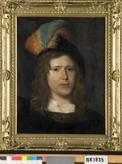 Hoofd van een jonge man met een baret by Johannes Spilberg