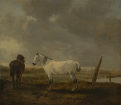 Horses in the Pasture by Pieter Wouwerman