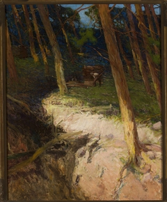 In the forest by Władysław Wankie