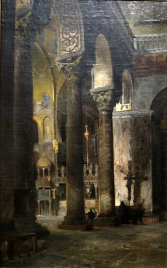 Interior, Basilica di San Marco, Venice by Otto Henry Bacher