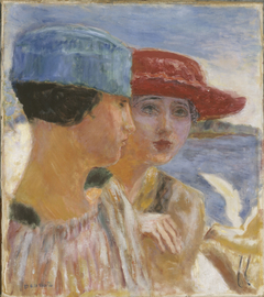 Jeunes filles à la mouette by Pierre Bonnard