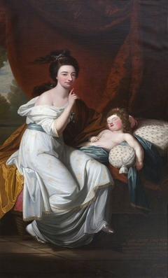 Jocosa Katerina Drury, Lady Cust (1748/9-1772) with her Niece, Lady Caroline Hobart, later Lady Suffield (1767-1850)