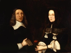 John Alexander and his wife Marjory Jamesone - George Jamesone - ABDAG000026 by George Jamesone