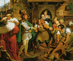 Kaiser Maximilian besucht die Handwerker by Karl Russ