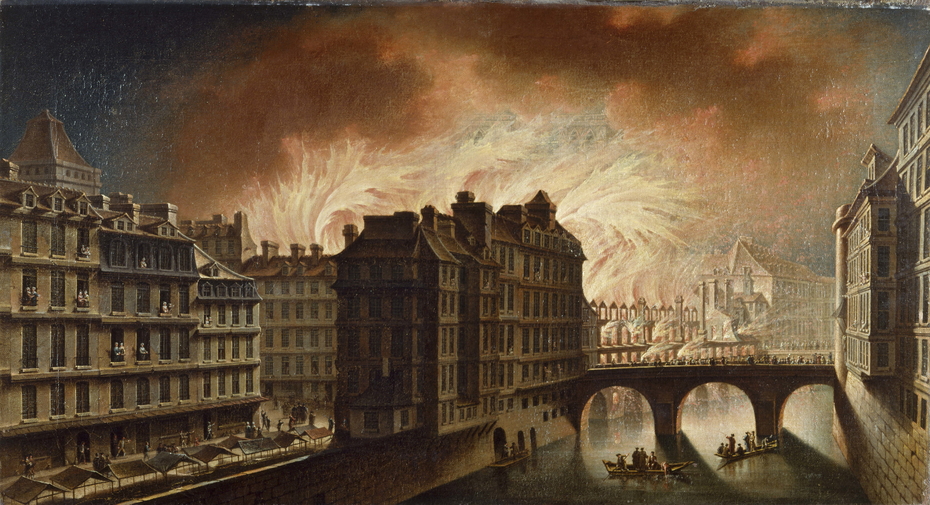 L'incendie de l'Hôtel-Dieu en 1772