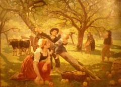 La cueillette des pommes by Alexandre Le Bihan