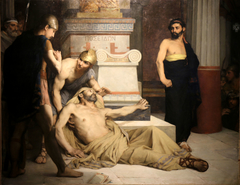 La Mort de Démosthène by Émile Jules Pichot