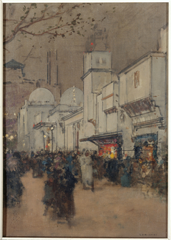 La rue des Nations, à l'Exposition Universelle de 1900 by François-Joseph Luigi Loir