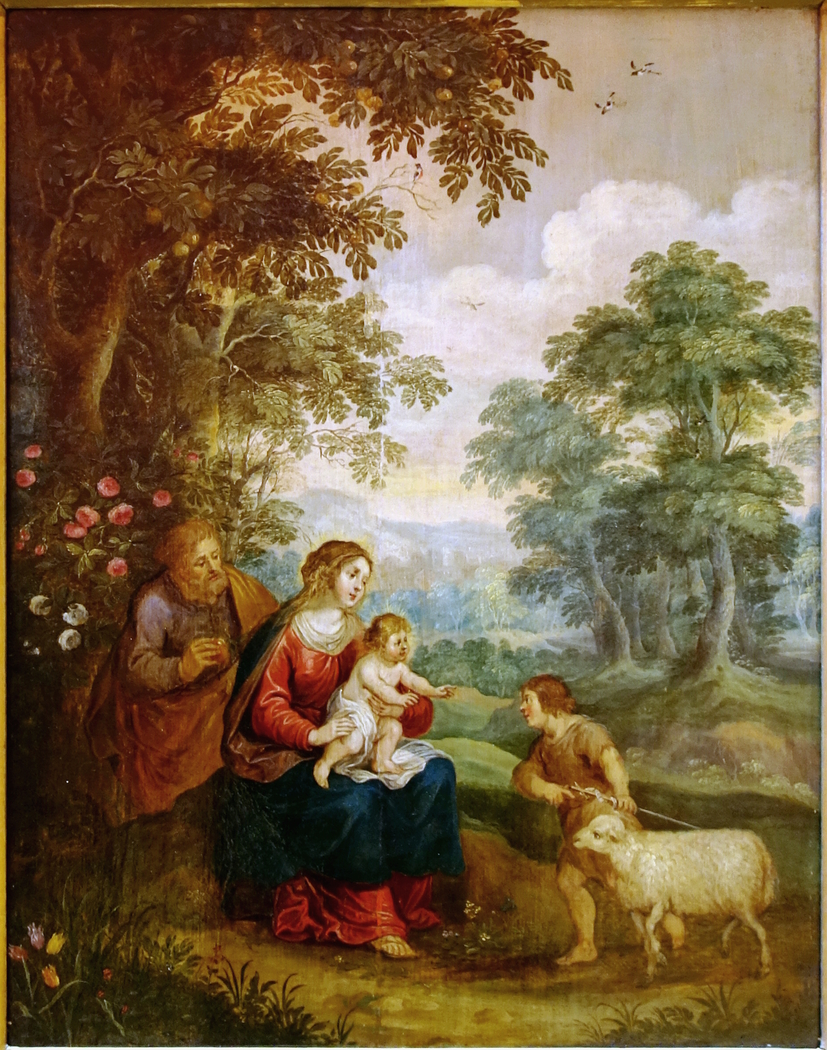 La Sainte Famille avec saint Jean-Baptiste