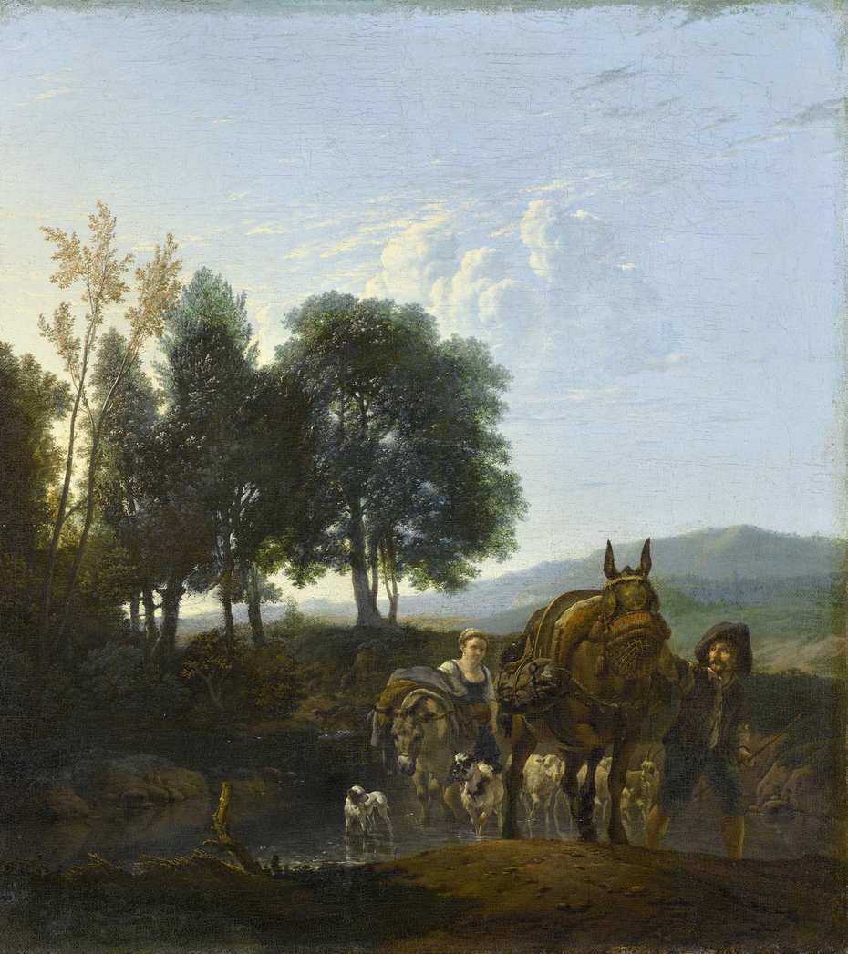 Landscape with Muleteers