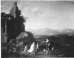 Landschaft mit Callisto und Diana