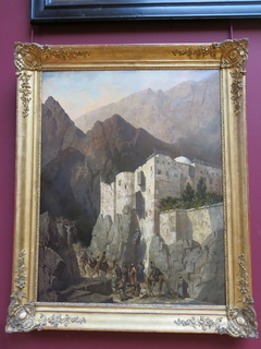 Le Couvent de sainte Catherine au mont Sinaï by Adrien Dauzats