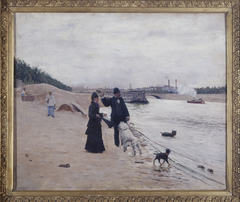 Les berges de la Seine by Jean Béraud