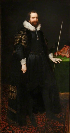 Lionel Cranfield, 1st Earl of Middlesex (1575-1645) by Daniël Mijtens