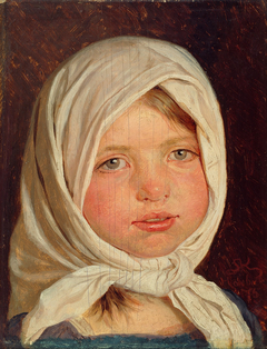 Little girl from Hornbæk by Peder Severin Krøyer