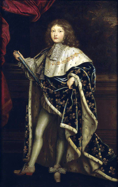 Louis XIV child in Coronation Robes by Henri Testelin
