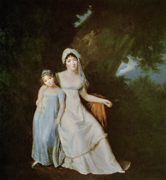 Madame de Staël avec sa fille Albertine