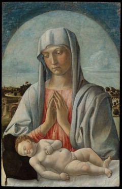 Madonna Adoring the Sleeping Child by Giovanni Bellini