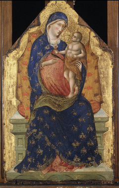 Madonna and Child Enthroned by Anonymous