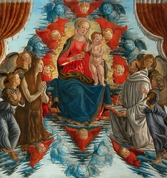 Madonna and Child with St. Mary Magdalene, St. Bernard, Angels, Cherubim and Seraphim