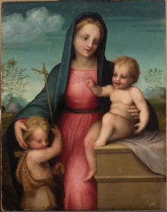 Maria mit Kind und Johannesknaben by Anonymous