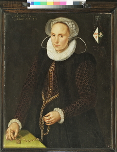 Maria van Melisdyck (geb. 1555). Echtgenote van Anthony Groenewegen by Jacob Willemsz Delff