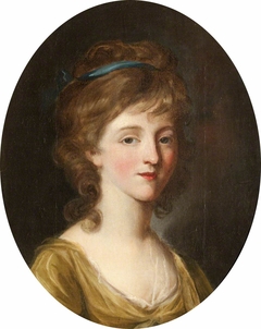 Mary Gambier, Mrs Samuel Pitchford Cornish (b.1753) as a Girl by Margaret Gambier