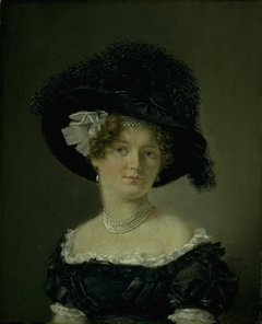 Mathilde Theresia von Irgens-Bergh, née Holsten, Wife of Mathias Friis von Irgens-Bergh by Christian Albrecht Jensen