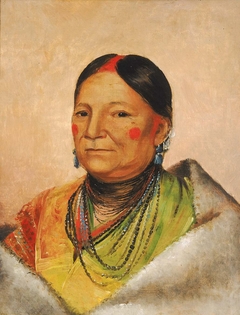 Mee-chéet-e-neuh, Wounded Bear's Shoulder, Wife of the Chief by George Catlin