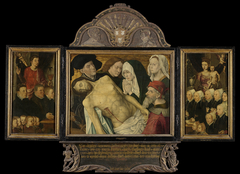 Memorial Triptych with Lamentation by Hugo van der Goes