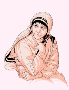Mother Teresa by Wonman Kim