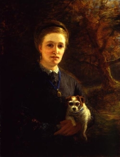 Mrs Farquharson Of Finzean, The Artist's Stepmother by Joseph Farquharson - Joseph Farquharson - ABDAG009576