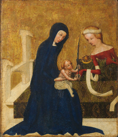 Mystische Vermählung der hl. Katharina by Meister von Heiligenkreuz