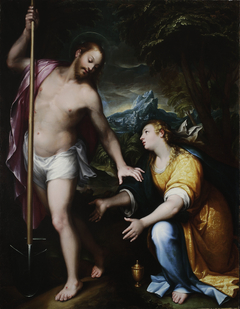 “Noli me tangere” – Resurrected Christ appearing to Mary Magdalene (John 20:14-17) by Denys Calvaert