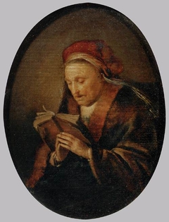 Old Woman by Gerrit Dou