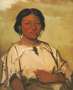 Oó-je-en-á-he-a, Woman Who Lives in a Bear's Den by George Catlin