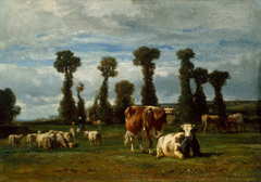 Pasture in Normandy by Constant Troyon