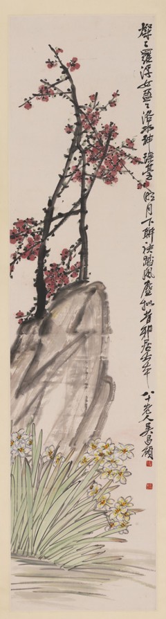 Plums and Daffodils (Meihua shuixian) by Wu Chang-shuo