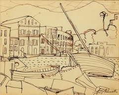 Porto d’Ischia by Jeffrey Smart