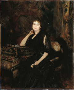 Portrait de Madame Olympe Hériot, née Cyprienne Dubernet (1857-1947) by Théobald Chartran