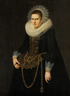 Portrait of a 22-Year-Old Woman by Cornelis van der Voort