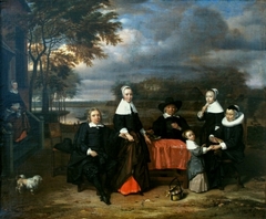 Portrait of a family. by Aelbert Cuyp