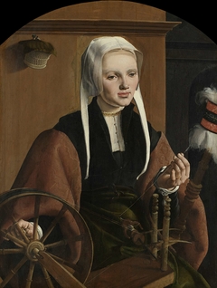 Portrait of a Woman, Possibly Anne Codde by Maarten van Heemskerck
