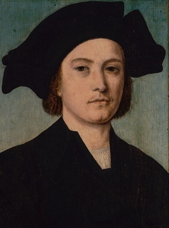 Portrait of a Young Man with a Dark Beret by anonymous painter