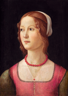 Portrait of a young woman by Domenico Ghirlandaio