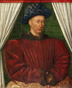 Portrait of Charles VII by Jean Fouquet