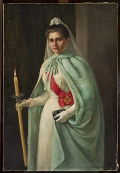 Portrait of countess Konstancja Cichocka by Feliks Cichocki