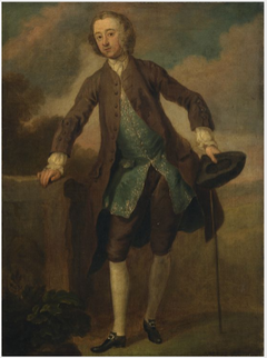 Portrait of Gustavus Hamilton, 2nd Viscount Boyne (1639-1723) by William Hogarth